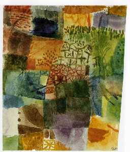 Paul Klee - Remembrance of a Garden