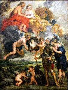 Peter Paul Rubens - Henry IV Receives the Portrait