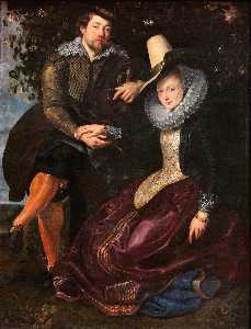 Peter Paul Rubens - Rubens and Isabella Brant in the Bower of Honeysuckle