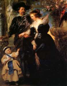 Peter Paul Rubens - Rubens, his wife Helena Fourment, and their son Peter Paul