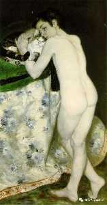 Pierre-Auguste Renoir - A Boy with a Cat