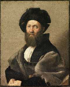 Raphael (Raffaello Sanzio Da Urbino) - Portrait of Baldassare Castiglione