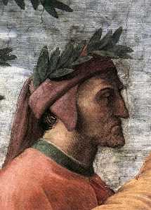 Raphael (Raffaello Sanzio Da Urbino) - Stanze Vaticane - The Parnassus (detail) [07]