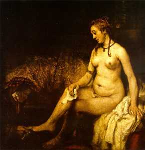 Rembrandt Van Rijn - Bathsheba with King David-s Letter