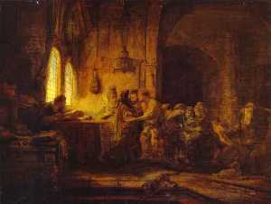Rembrandt Van Rijn - The Parable of the Laborers in the Vineyard