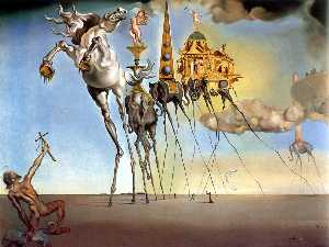 Salvador Dali - The Temptation Of Saint Anthony