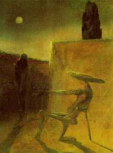 Salvador Dali - The Ghost of Vermeer van Delft, circa 1934