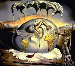Salvador Dali - Geopoliticus Child Watching the Birth of the New Man, 1943