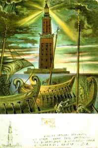 Salvador Dali - The Lighthouse at Alexandria, 1954