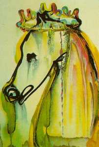 Salvador Dali - Caligula-s Horse (DalH-s Horses), circa 1971