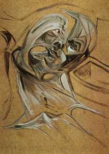 Salvador Dali - Topological Study for -Exploded Head-, 1982