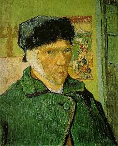 Vincent Van Gogh - Self-Portrait with Bandaged Ear [1889]