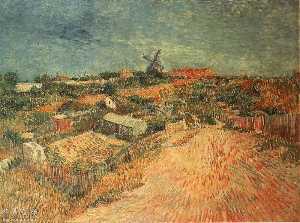 Vincent Van Gogh - Vegetable Gardens in Montmartre [1887]