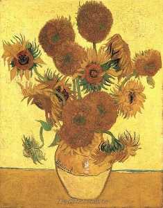 Vincent Van Gogh - Fourteen Sunflowers in a Vase