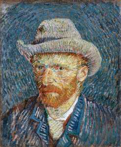 Vincent Van Gogh - Self Portrait with Felt Hat