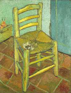 Vincent Van Gogh - Vincent's Chair with His Pipe