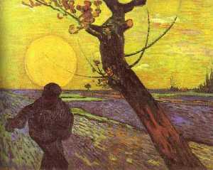 Vincent Van Gogh - Sower with Setting Sun (After Millet)