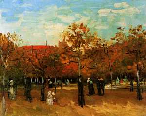Vincent Van Gogh - Bois de Boulogne with People Walking, The
