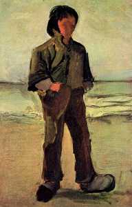 Vincent Van Gogh - Fisherman on the Beach
