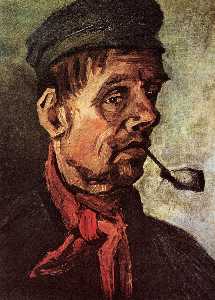 Vincent Van Gogh - Head of a Peasant with a Pipe