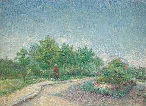 Vincent Van Gogh - Lane in Voyer d-Argenson Park at Asnieres 2