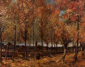 Vincent Van Gogh - Lane with Poplars
