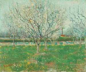 Vincent Van Gogh - Orchard in Blossom Plum Trees