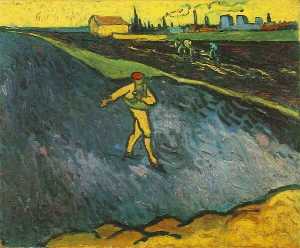Vincent Van Gogh - Sower Outskirts of Arles in the Background, The