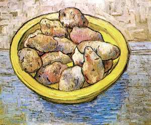 Vincent Van Gogh - Still Life Potatoes in a Yellow Dish