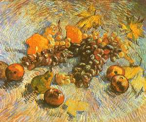 Vincent Van Gogh - Still Life with Apples, Pears, Lemons and Grapes