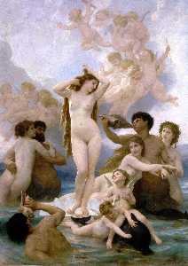 William Adolphe Bouguereau - The Birth of Venus