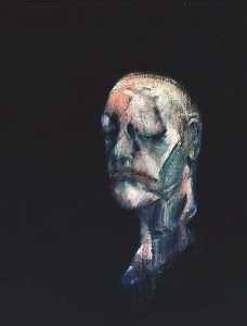 Francis Bacon - after the life mask of william blake iii, 1955