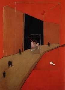 Francis Bacon - figures in a street, 1983
