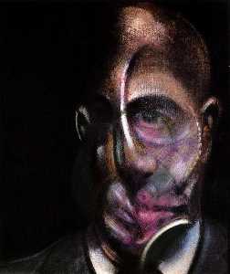 Francis Bacon - portrait of michel leris, 1976 vv