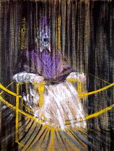 Francis Bacon - study after velazquez-s portrait of pope innocent x, 1953