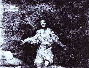 Francisco De Goya - Desastre de la Guerra (Disasters of War) Tristes presentimientos do lo que ba de ac