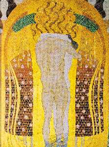 Gustave Klimt - Beethoven frieze (detail)