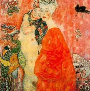 Gustave Klimt - 41.Las amigas, 1916-1917