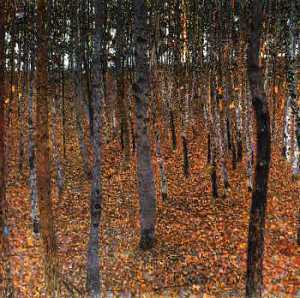 Gustave Klimt - Beech Forest, 1902 - Dresden, Morderne Galerie