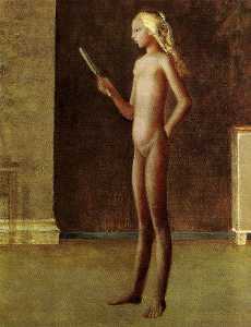 Balthus (Balthasar Klossowski) - Naked in the mirror