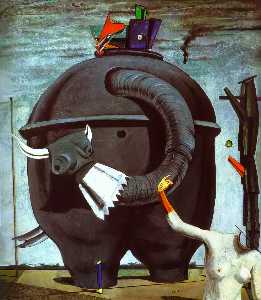 Max Ernst - Célèbes or Elephant Célèbes