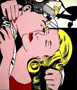 Roy Lichtenstein - The kiss