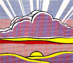 Roy Lichtenstein - Sinking sun