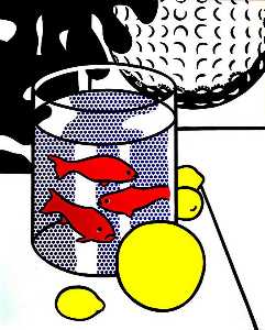 Roy Lichtenstein - Still Life with Goldfish (and Painting of Golf Ball)