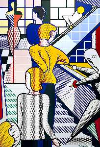 Roy Lichtenstein - Bauhaus stairway