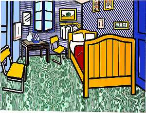 Roy Lichtenstein - Bedroom at Arles