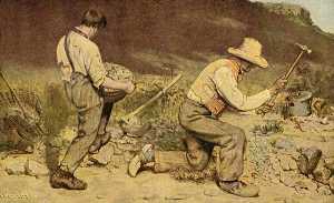 Gustave Courbet - The Stone Breakers - (buy famous paintings)