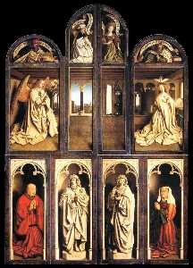 Jan Van Eyck - The Ghent Altarpiece (wings closed)