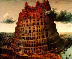 Pieter Bruegel The Elder - The \Little\-- Tower of Babel--