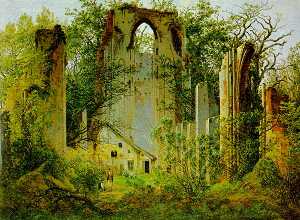 Caspar David Friedrich - The Ruins of Eldena Abbey1